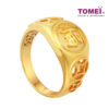 TOMEI Fu & Fortune Ring, Yellow Gold 916