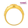 TOMEI Fu & Fortune Ring, Yellow Gold 916