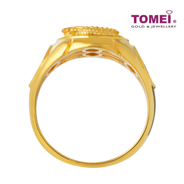 TOMEI Blessed Dragon Ring, Yellow Gold 916