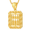 TOMEI Abacus Pendant, Yellow Gold 916