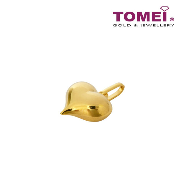 TOMEI Cosmo Allure Heart Pendant, Yellow Gold 916