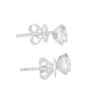 Tomei "Wrap You in a Hug" Diamond Earrings, White Gold 375