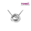 TOMEI Pendant Set, Diamond White Gold 375 and 585 (P2615V)
