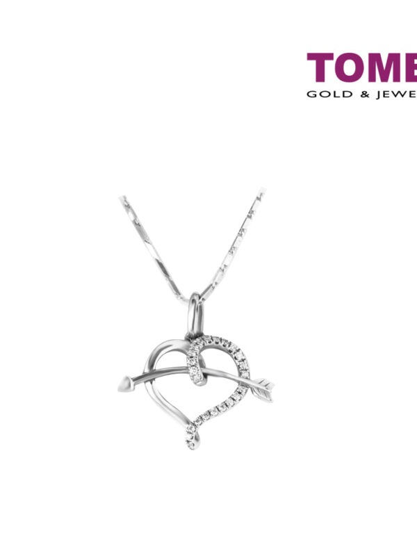 TOMEI Pendant Set, Diamond White Gold 375 & 585 (P5485)