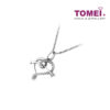 TOMEI Pendant Set, Diamond White Gold 375 & 585 (P5485)