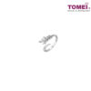 TOMEI Alunan Kasih Ring, Diamond White Gold 585 (R4863)