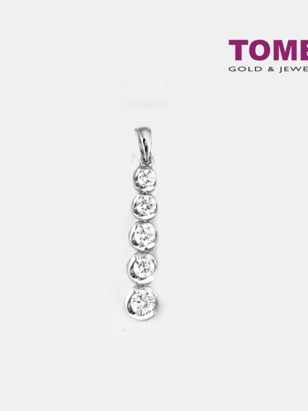 TOMEI Pendant, Diamond White Gold 750 (P3059)