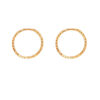 TOMEI Loop Earrings, Yellow Gold 375