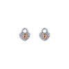 TOMEI Love Lock Sweetheart Collection Diamond Set, White Gold 750