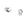 TOMEI Earrings, White Gold 585