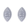 TOMEI Diamond Earrings, White Gold 750