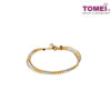TOMEI Bravura in Dual Spectacularity Bangle, Yellow Gold 916