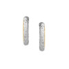 TOMEI Dual-Tone Lusso Italia Laser Hoop Earrings, Yellow Gold 916