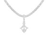 TOMEI Be My Valentine Arrow Charm, White Gold 585