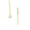 TOMEI Gemstones with Diamond Bracelet Double Strands, Yellow Gold 375