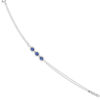 TOMEI Gemstones with Diamond Bracelet Double Strands, White Gold 375