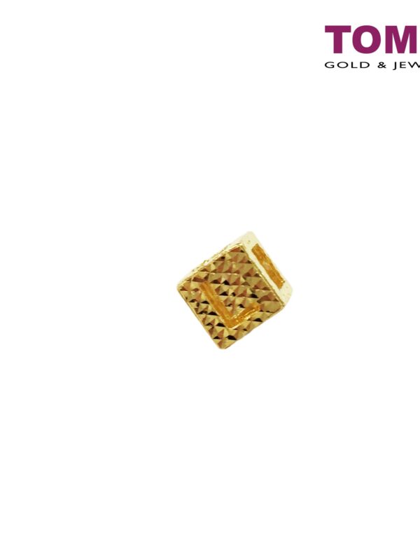 TOMEI Love In Cube Charm | Yellow Gold 916 (22K)