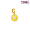 TOMEI Love Medal Charm, Yellow Gold 916