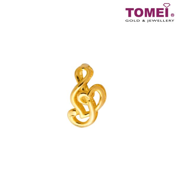 TOMEI Love Song Charm | Tomei Yellow Gold 916 (22K