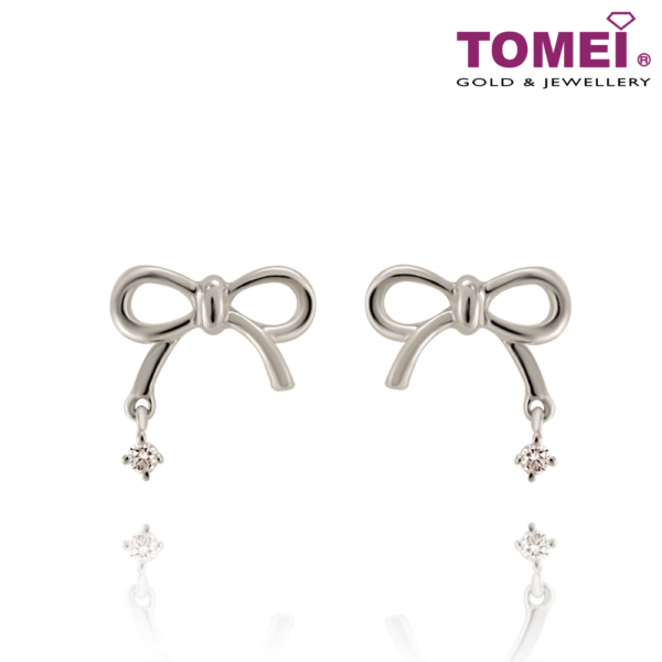 Love Giver Earrings | Tomei White Gold 585 (14K) (E1024)