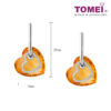 TOMEI Citrine Diamond Earrings, White Gold 750 (E5608CT)