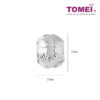 TOMEI My Printed Love Charm, White Gold 585