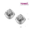 Feel My Love Earrings | Tomei White Gold 375 (9K) (E1804)