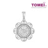 TOMEI Koleksi Endora Diamond Pendant, White Gold 750