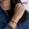 TOMEI Lovely Gourd Charm, White Gold 585