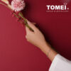 TOMEI My Heartbead For You Bracelet, White+Rose Gold 585