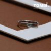 TOMEI Homme Collections, Men's Ring, Silver 925+Palladium