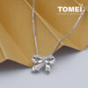 TOMEI Dazzle Bow Pendant, Diamond White Gold 750 (P6167)