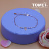 TOMEI Petal Charm Bracelet, Rose Gold 750