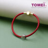 TOMEI Heart to Love Charm, White+Rose Gold 585