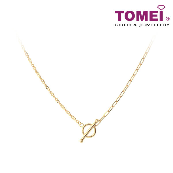 TOMEI Minimalistic Lusso Italia Necklace, Yellow Gold 916