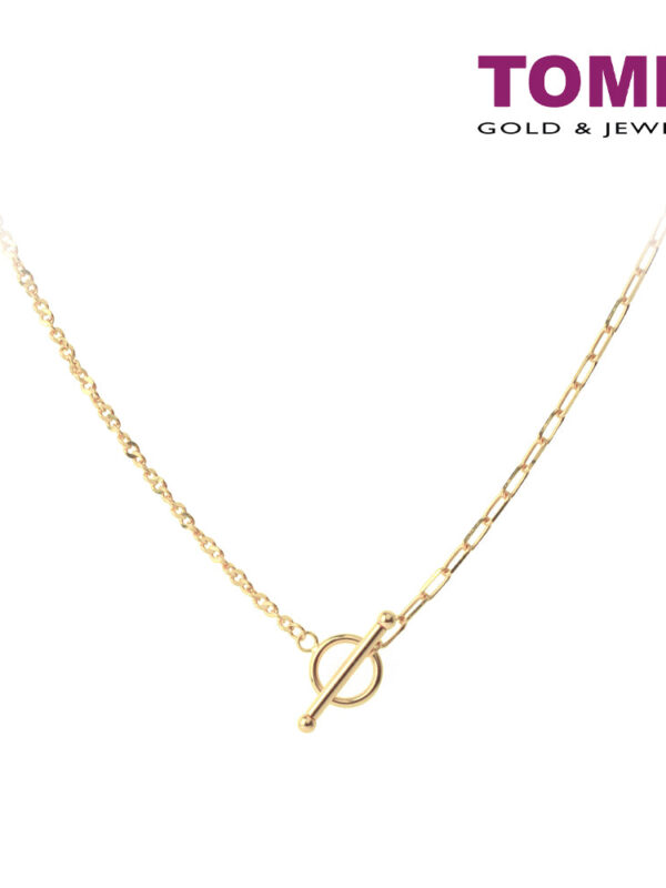 TOMEI Minimalistic Lusso Italia Necklace, Yellow Gold 916