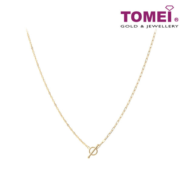 TOMEI Minimalistic Lusso Italia Necklace, Yellow Gold 916