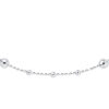 TOMEI Bead Bracelet, White Gold 585