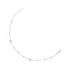 TOMEI Bead Bracelet, White Gold 585