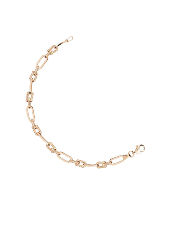 TOMEI Buckle Bracelet, Rose Gold 585
