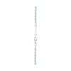TOMEI Bead Bracelet, White Gold 585
