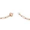 TOMEI Chubby Heart Bracelet, Rose Gold 585