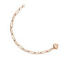 TOMEI Chubby Heart Bracelet, Rose Gold 585