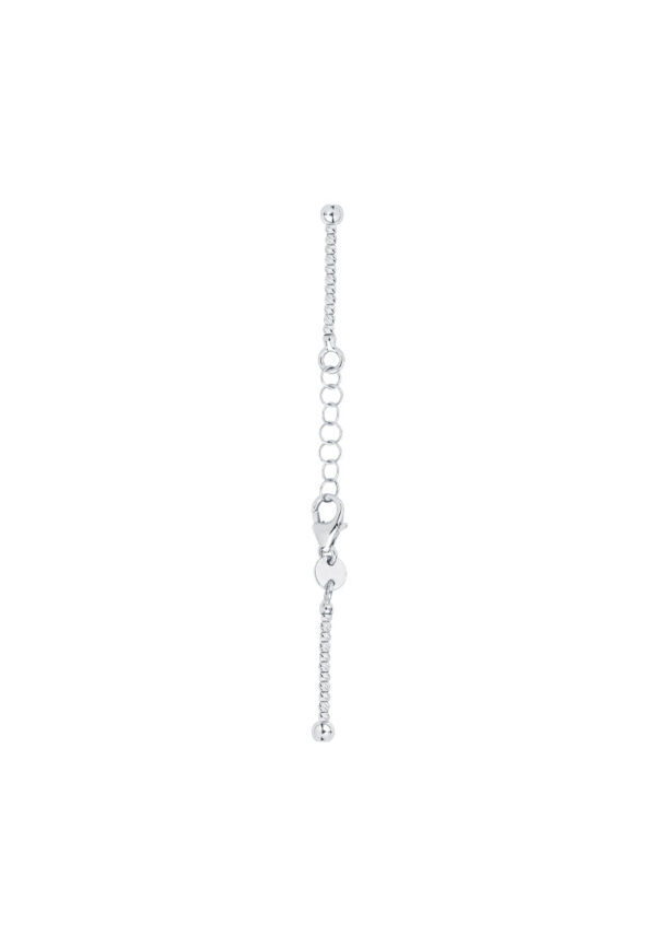 TOMEI Bead Bracelet, White Gold 585