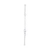 TOMEI Bead Necklace, White Gold 585