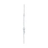 TOMEI Bead Necklace, White Gold 585