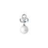 TOMEI Pearl Pendant, White Gold 375