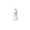 TOMEI Pearl Pendant, White Gold 375