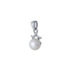 TOMEI Pearl Pendant, White Gold 375