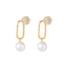 TOMEI Akoya Pearl Earrings, Yellow Gold 750